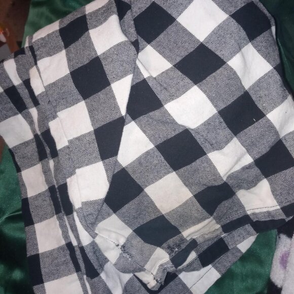 Forever 21 black & white sleep pants - Picture 1 of 4